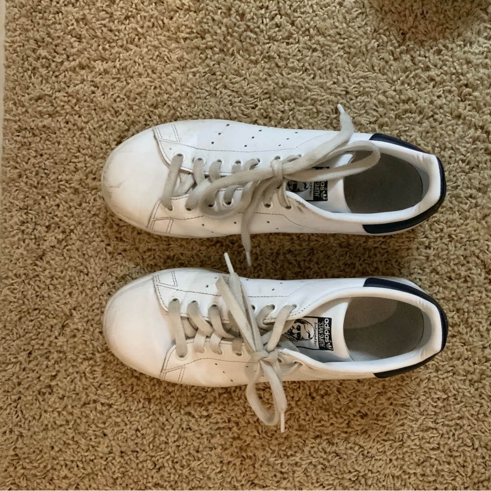 white adidas sneakers!